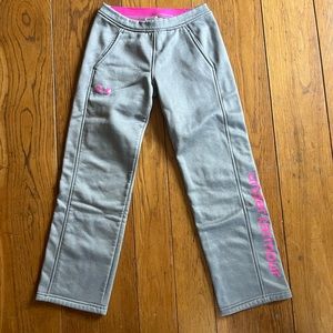 Youth Under armour gray sweat pants size Medium